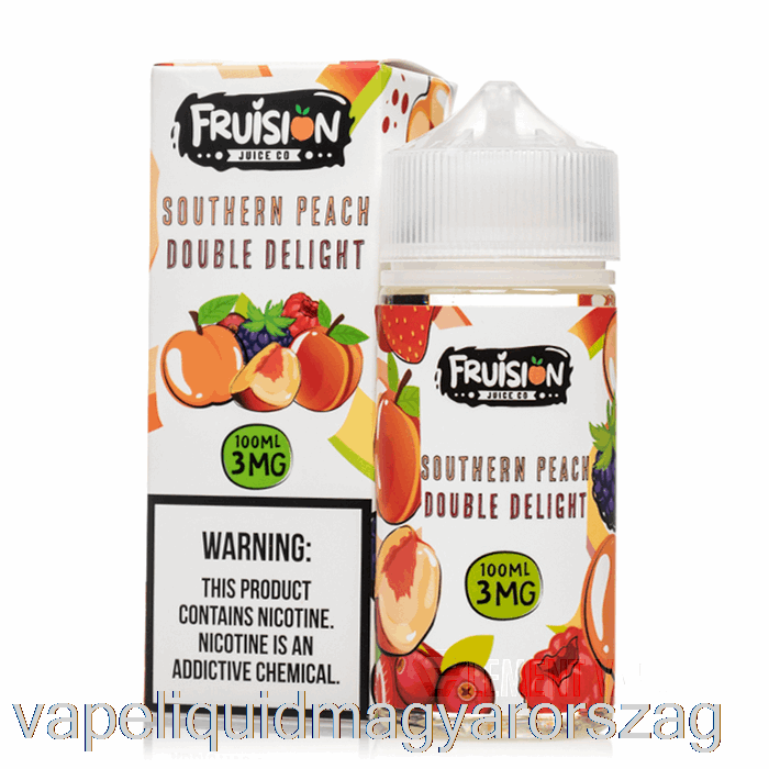 Southern Peach Double Delight - Fruision Juice Co - 100ml 6mg Vape Toll